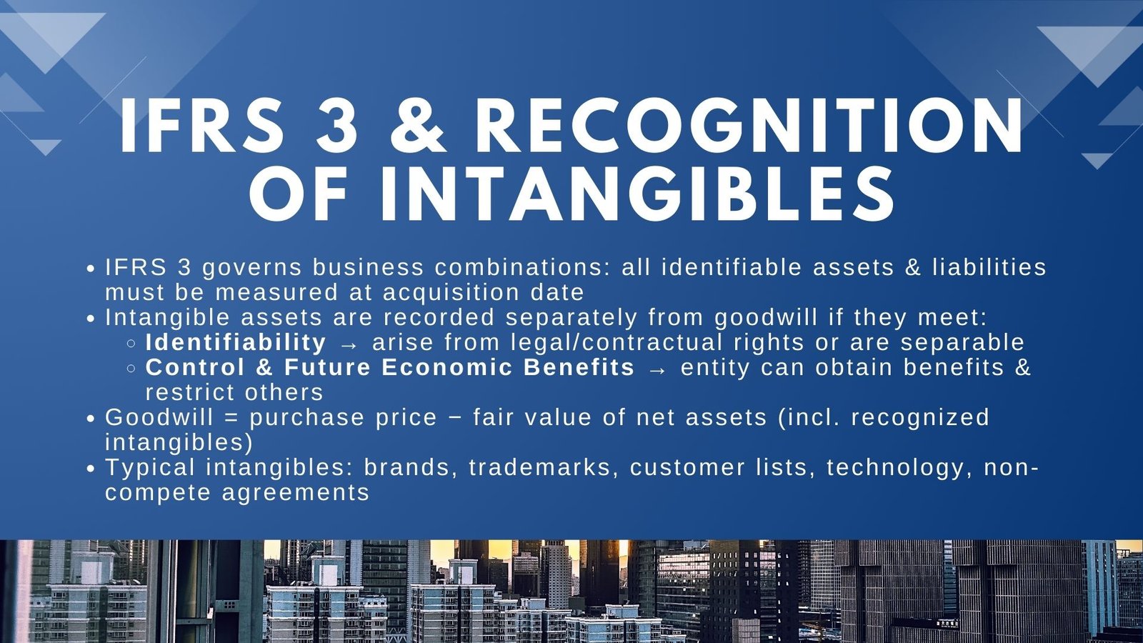 How to Value Intangible Assets Under IFRS 3