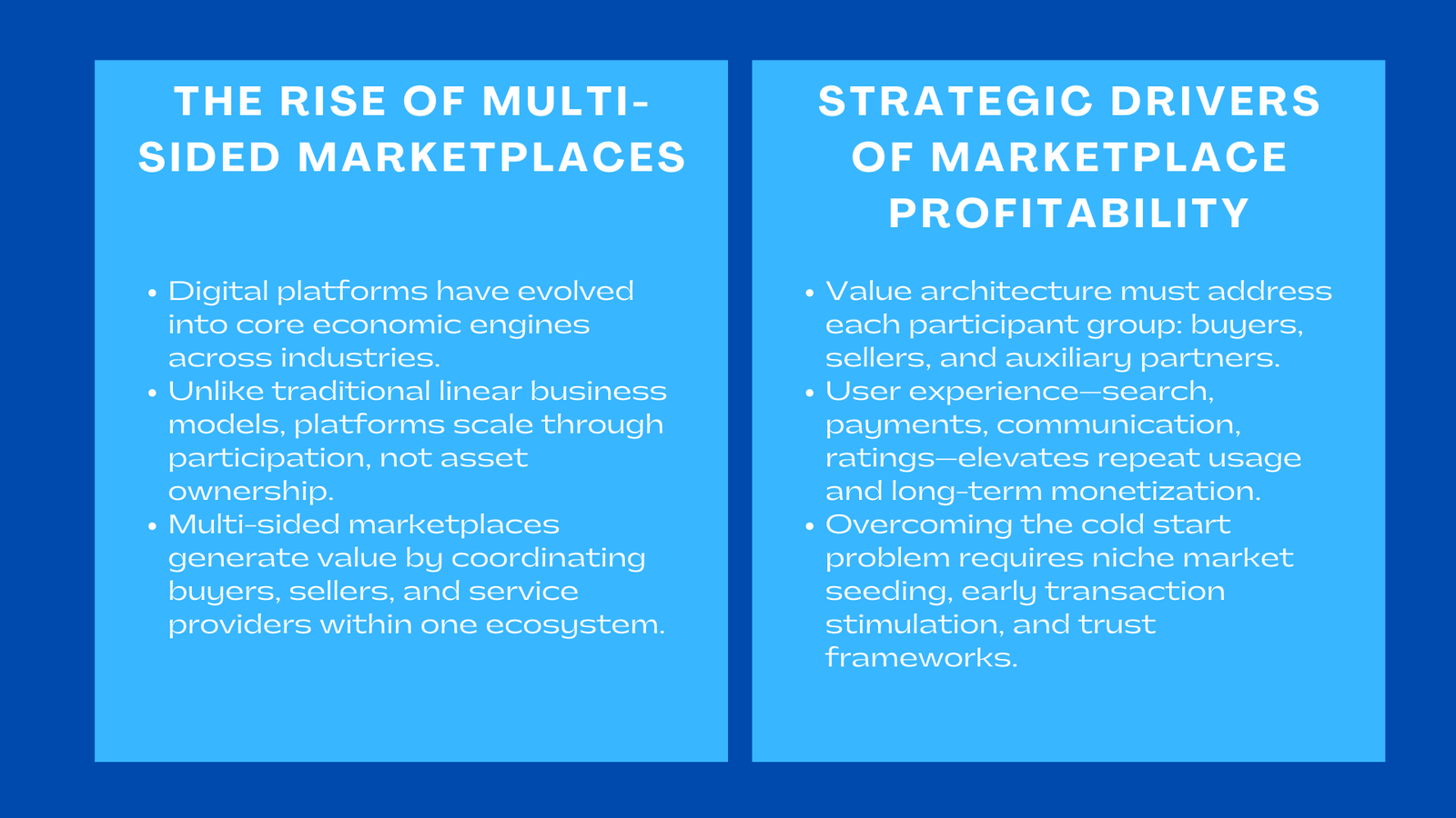 Turning Digital Platforms Into Multi-Sided Marketplace Cash Cows